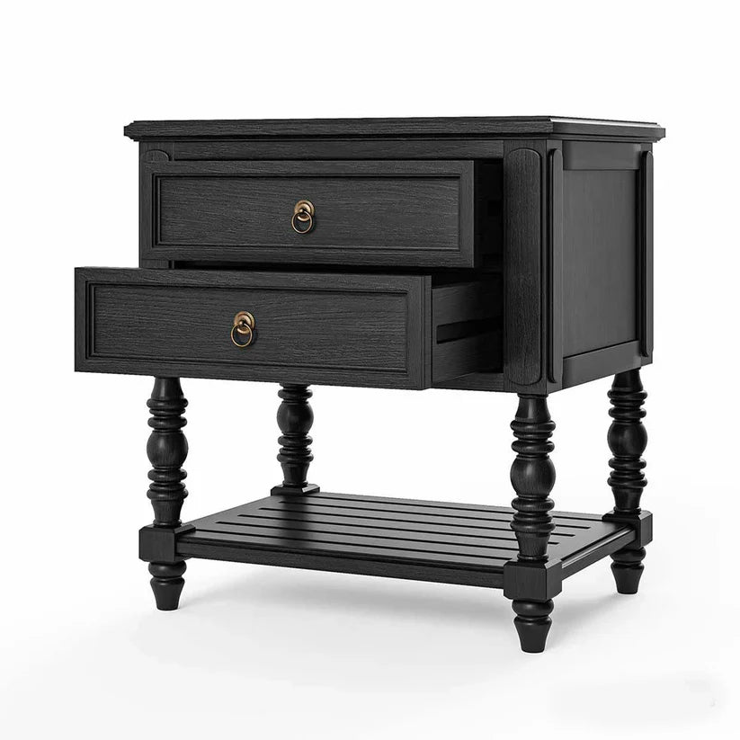  solid wood side table