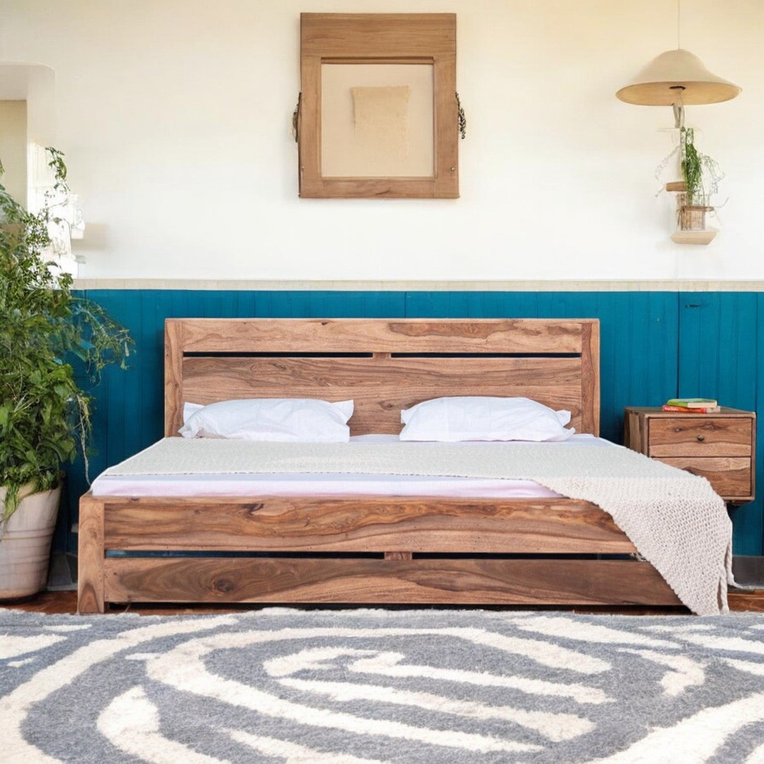 Wooden Strong Bed |king bed|modern beds|bed room set|simple bed|bed frame|wooden bed|king size bed |queen size bed|double bed|king bed,