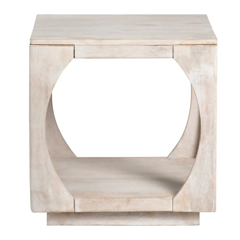 square pedestal bedside table