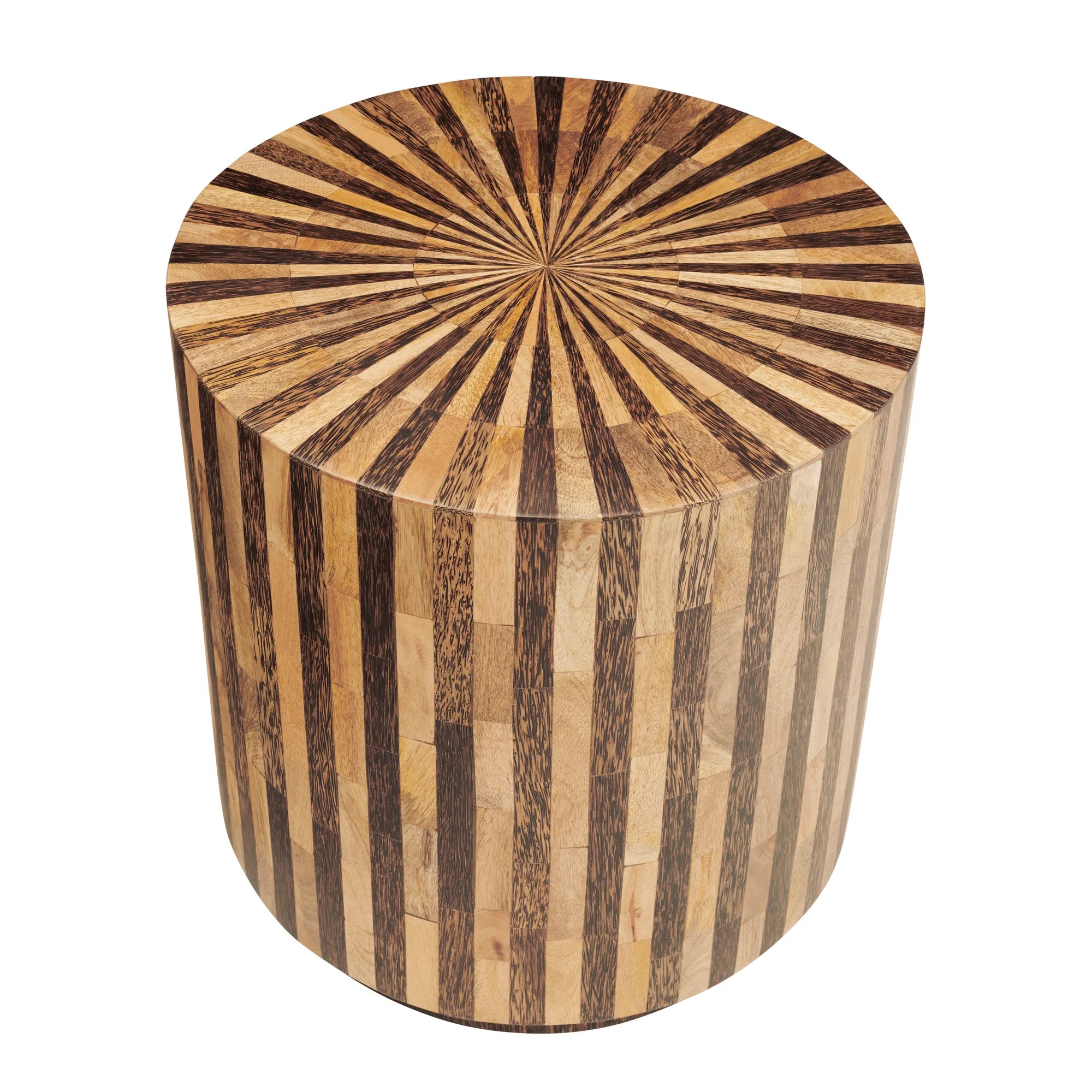  stained brown side table