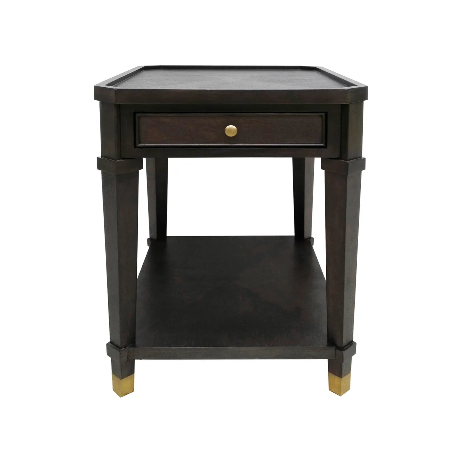 stained end tables