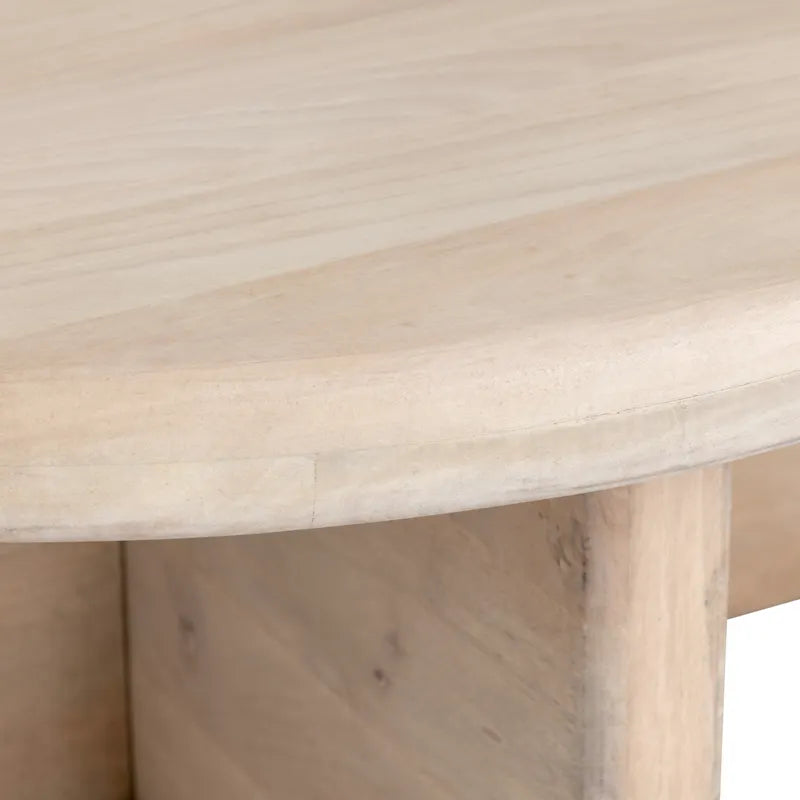 stained mango wood square table