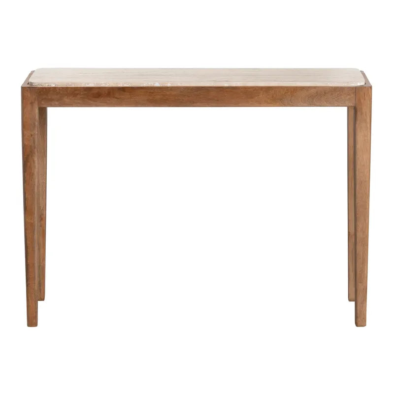 stone top console table