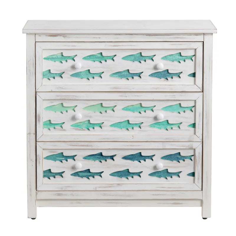 swimming fish drawer chest