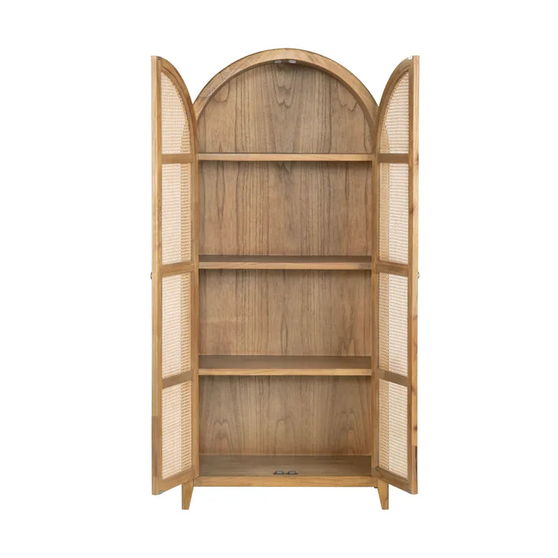 tall woven cane storage