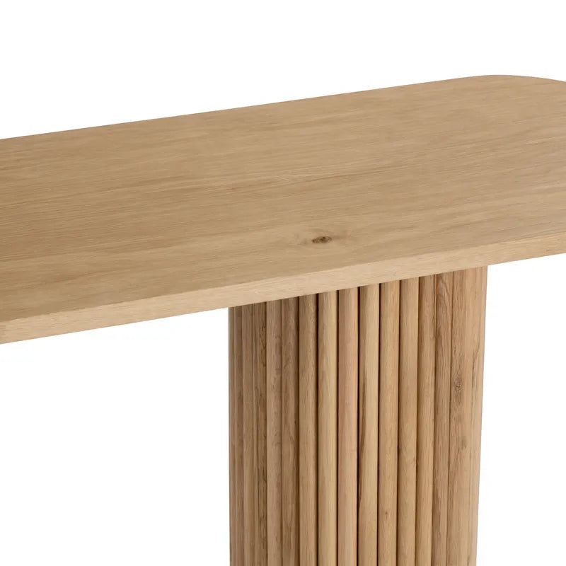 tambour fluting console
