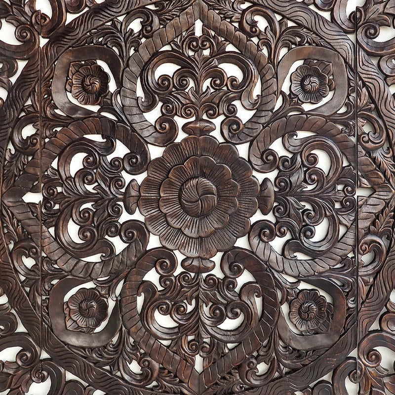 Square Wood Wall Panel - 5 Finish Options | Premium Mango Wood