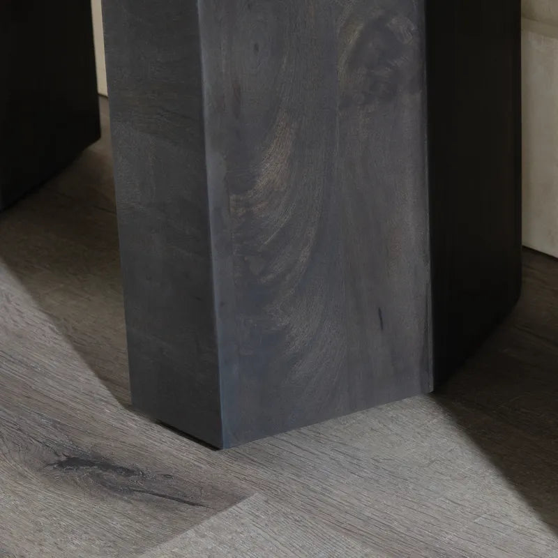 three-arch mango wood console