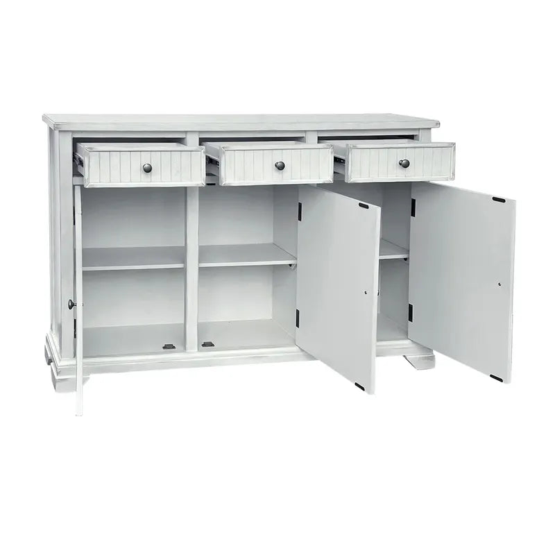three door storage cabinet