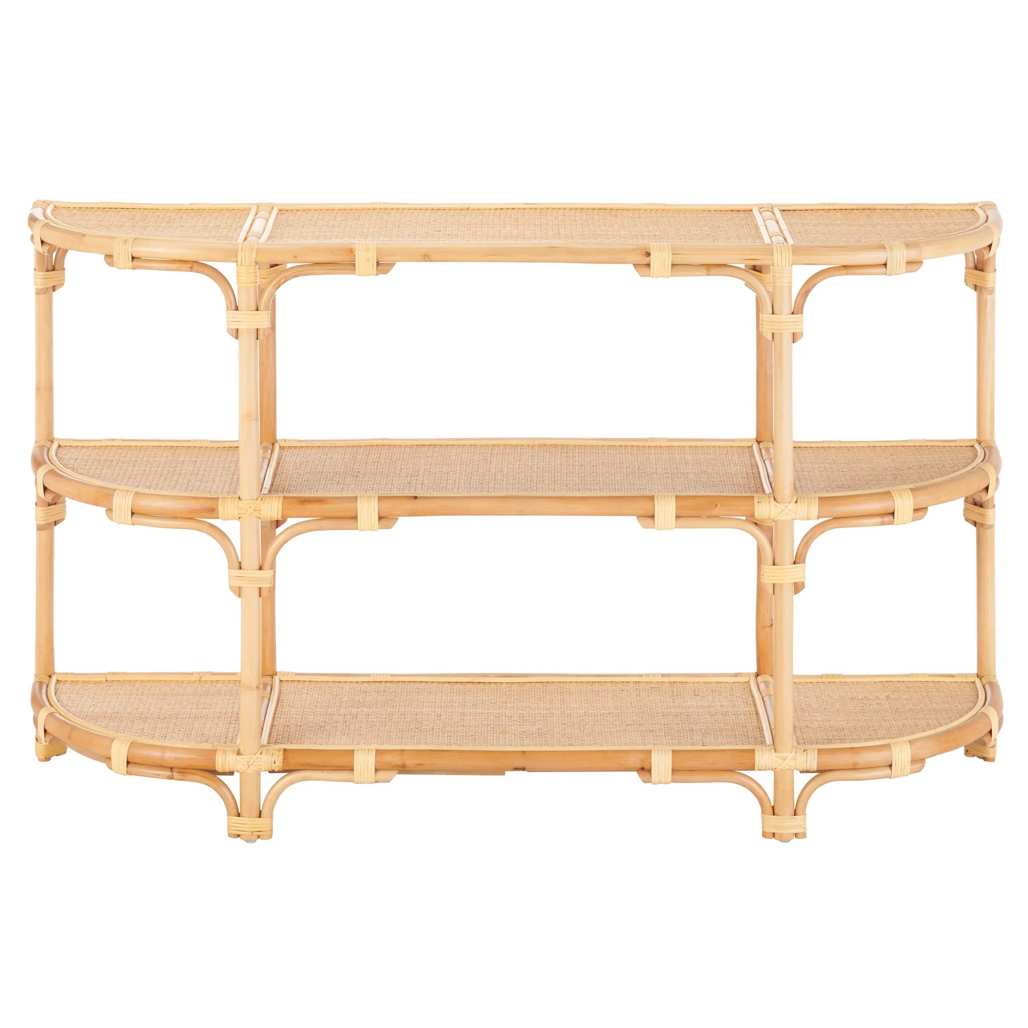  three tier console table