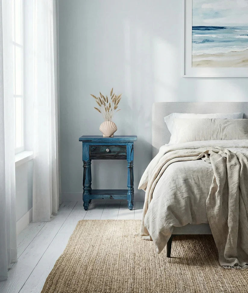 tray top sheesham nightstand