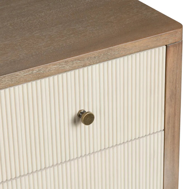 two-tone bedroom chest