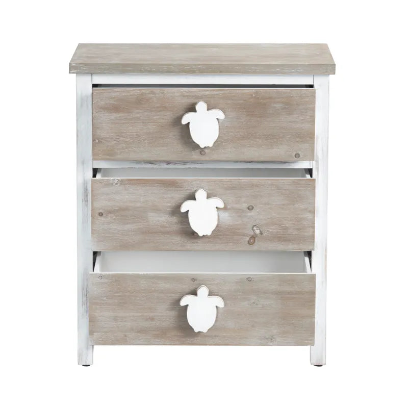  two tone finish chest