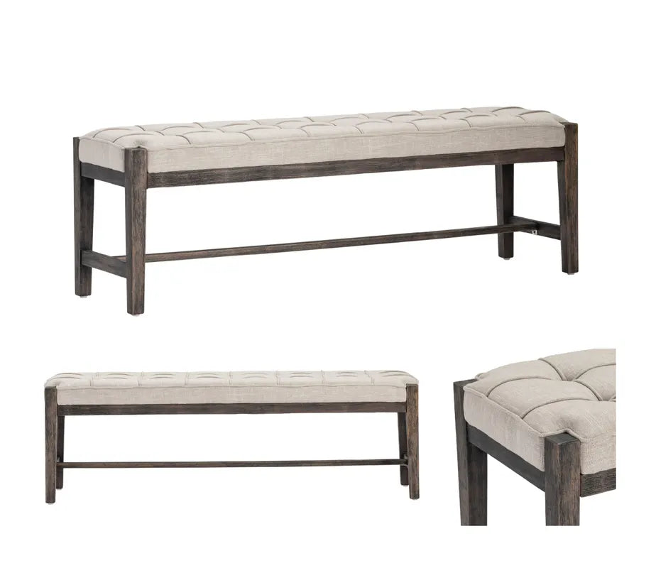 upholstered entryway bench