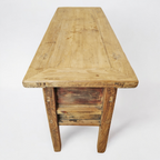 Authentic Village Style Carving Console Table