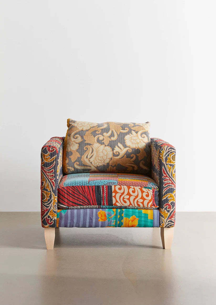 vintage kantha sofa