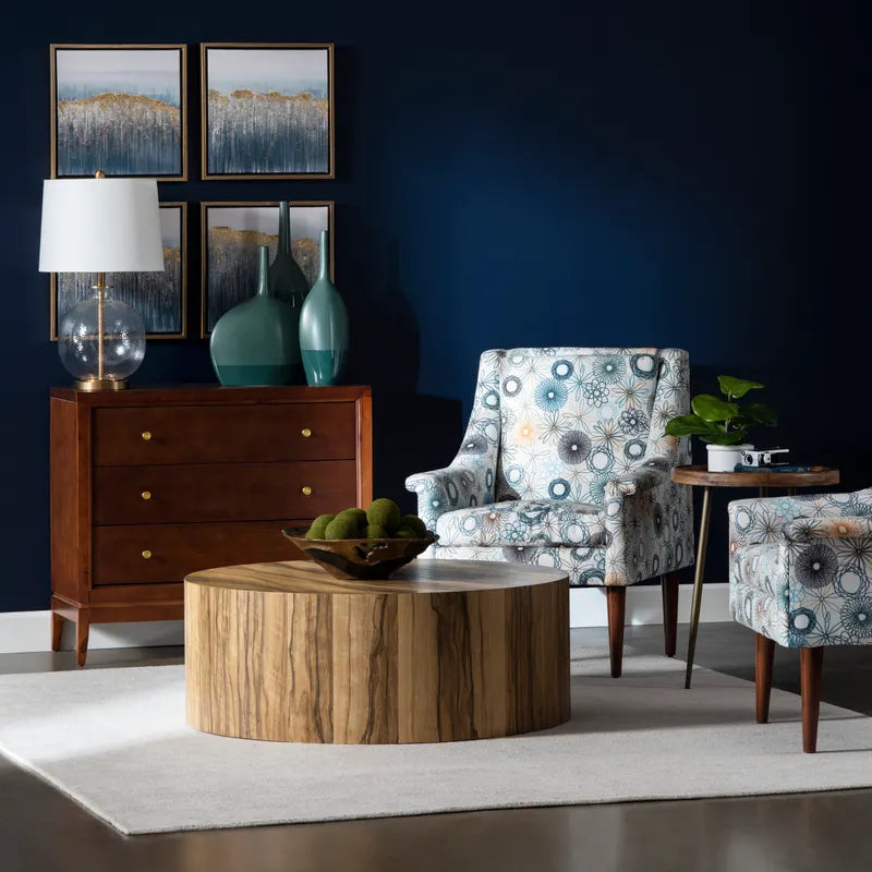  waxed mango wood center table
