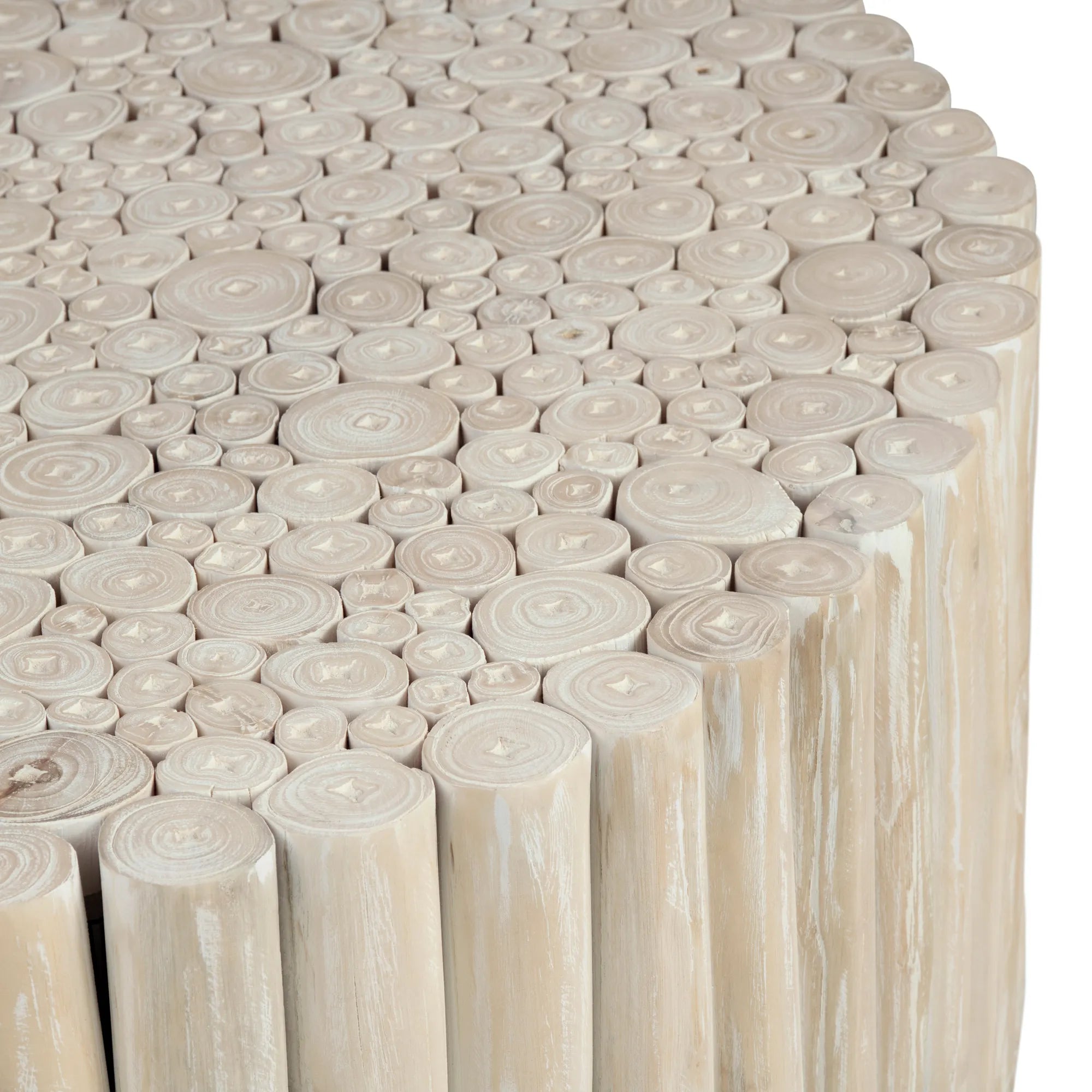 white wash coffee table