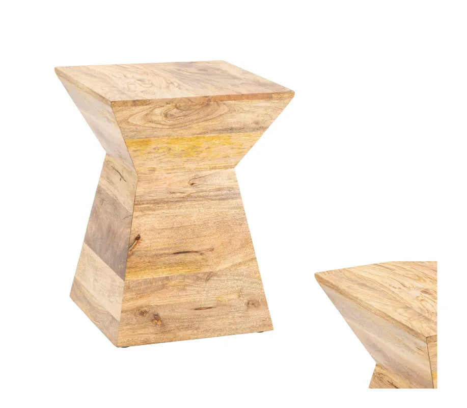 wood side table