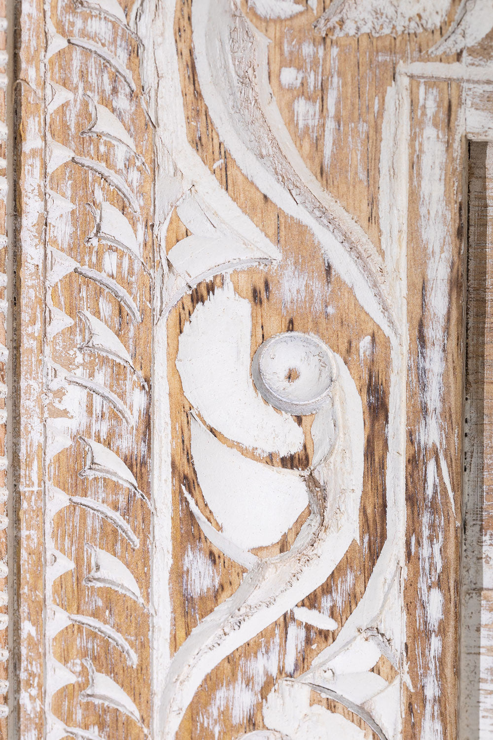 Handmade Indian Style Jharokha Hand Carved Wall Mirror in Solid Hard Wood | Vinatge | Rustic | Living Room Antique Wall Decor