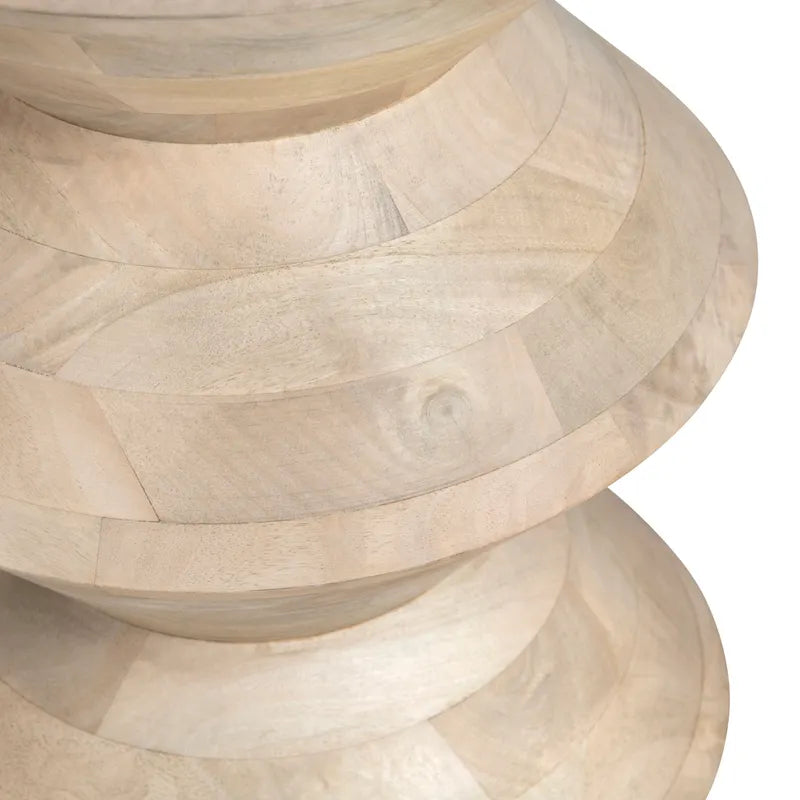 wooden end table
