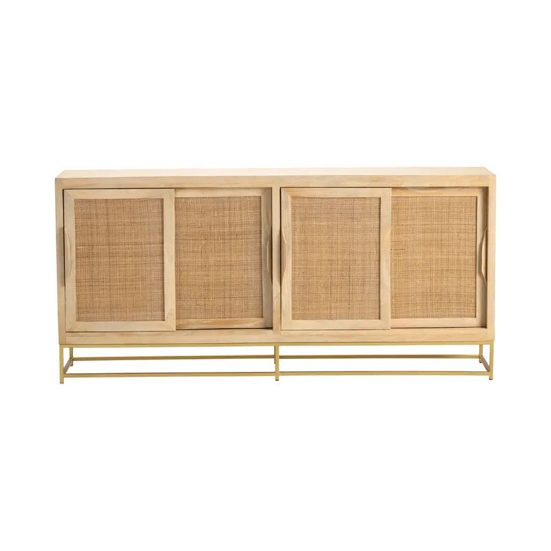 woven rattan dining cabinets
