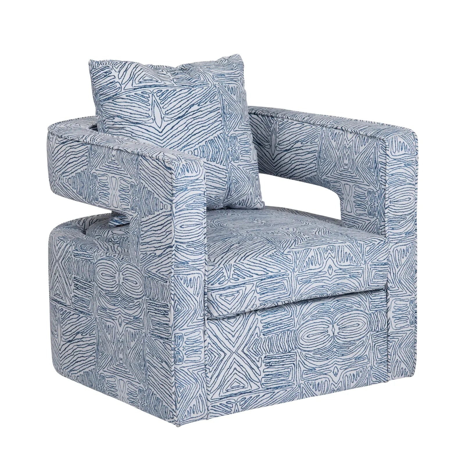  zest c-frame accent chair
