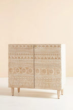 J.L.HOME DECOR Handcarved Jedaai Bar Cabinet - J.L.HOME DECOR