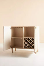 J.L.HOME DECOR Handcarved Jedaai Bar Cabinet - J.L.HOME DECOR