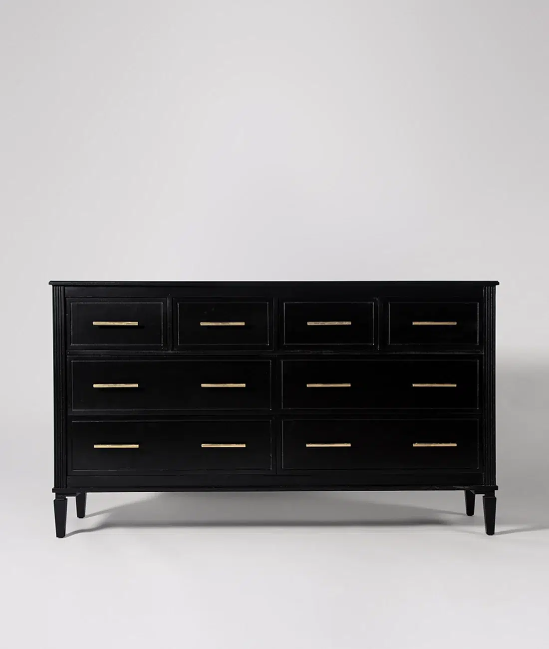 Indian Style Black Mango Wood Sideboard - J.L.HOME DECOR