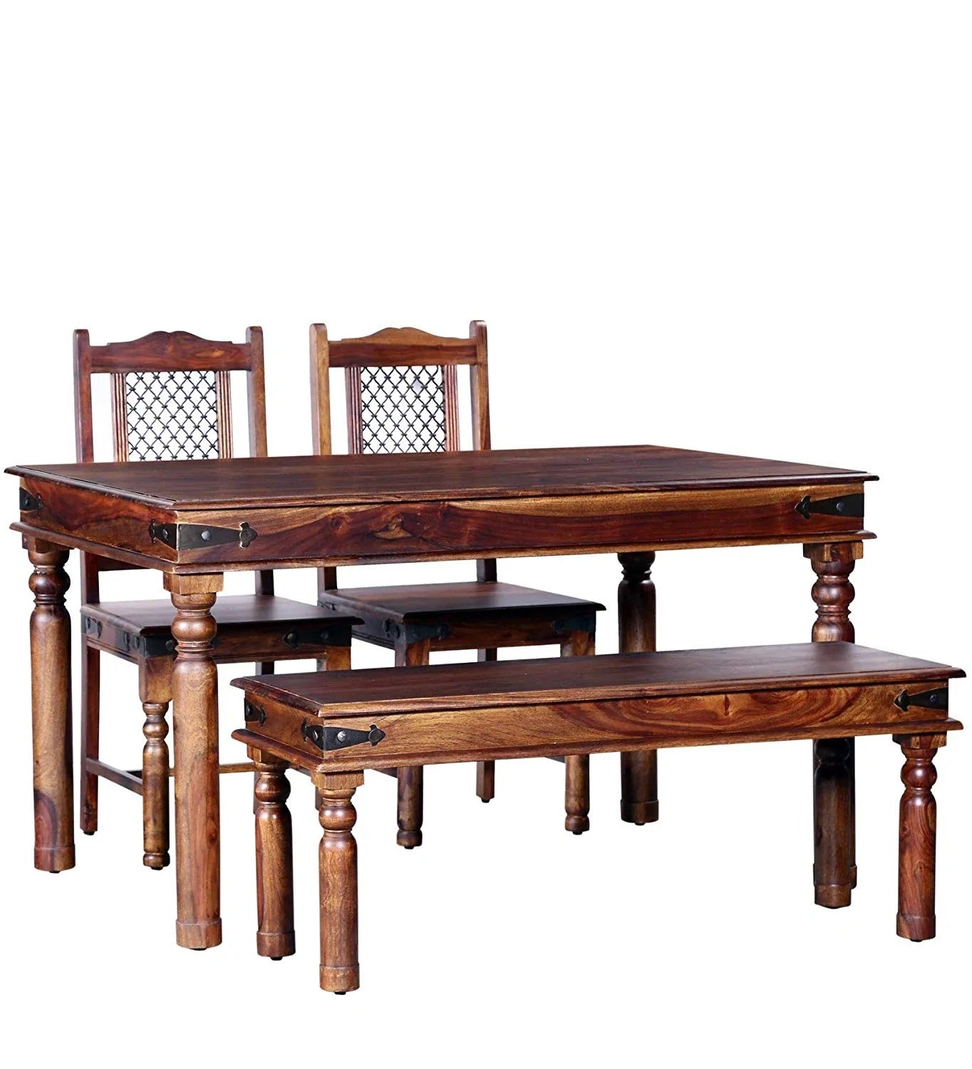 Jodhpur Solid Wood Six Seater Dining Set - J.L.HOME DECOR