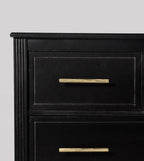 Indian Style Black Mango Wood Sideboard - J.L.HOME DECOR
