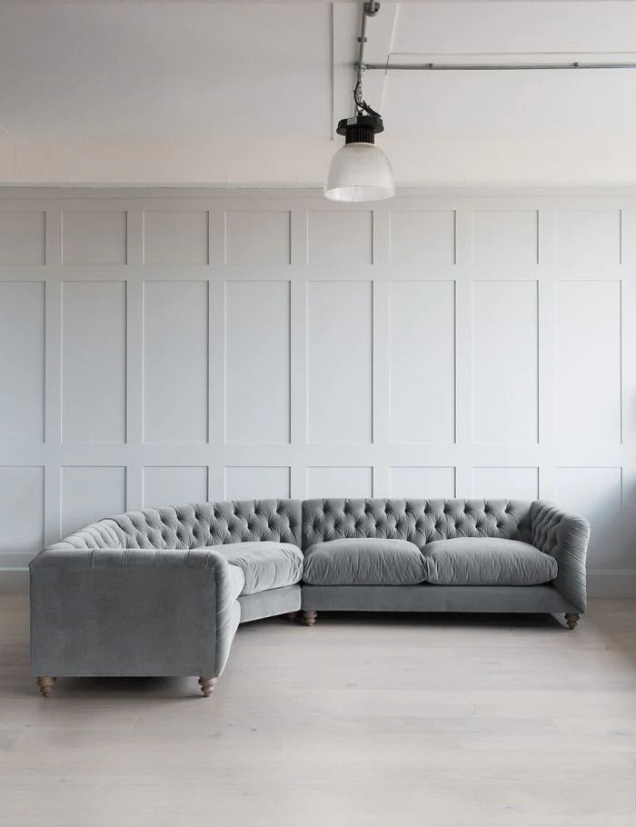 Theseus Chesterfield Corner Sofa - J.L.HOME DECOR