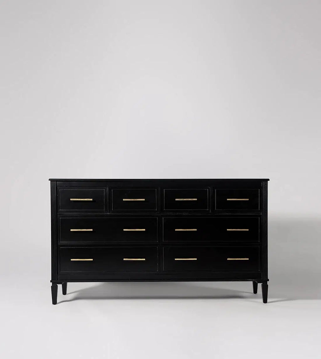 Indian Style Black Mango Wood Sideboard - J.L.HOME DECOR