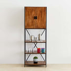 Mango Wood Bar Cabinet - Brown - J.L.HOME DECOR