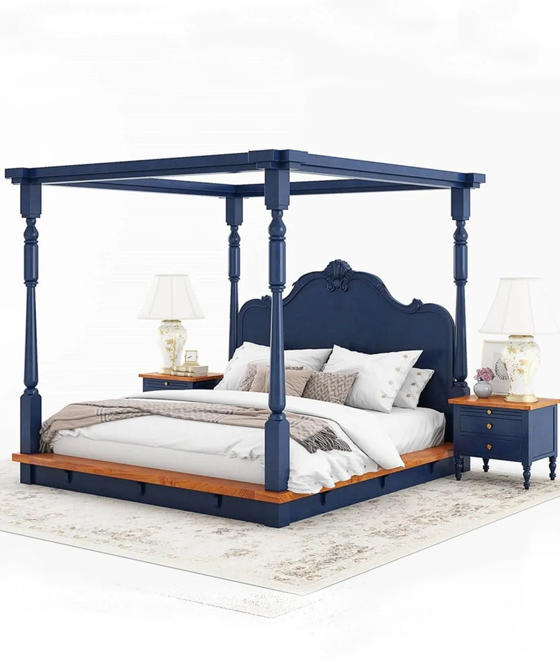 Florentina Poster Bed - J.L.HOME DECOR