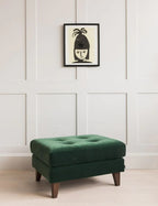 Caesar Button and Stud Footstool - J.L.HOME DECOR