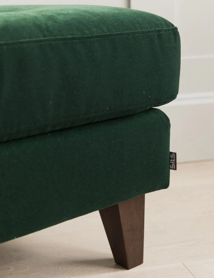 Caesar Button and Stud Footstool - J.L.HOME DECOR