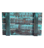Antique Blue Colour Mango Wood Key Holder - J.L.HOME DECOR