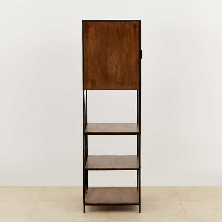 Mango Wood Bar Cabinet - Brown - J.L.HOME DECOR