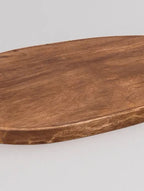 Brown Mango Wood And Enamel Merine Chopping Board (L-16in, W-7in, H-1in) - J.L.HOME DECOR