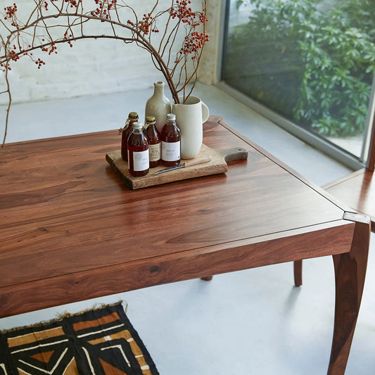 Sheesham Solid Wood Dining Table - J.L.HOME DECOR