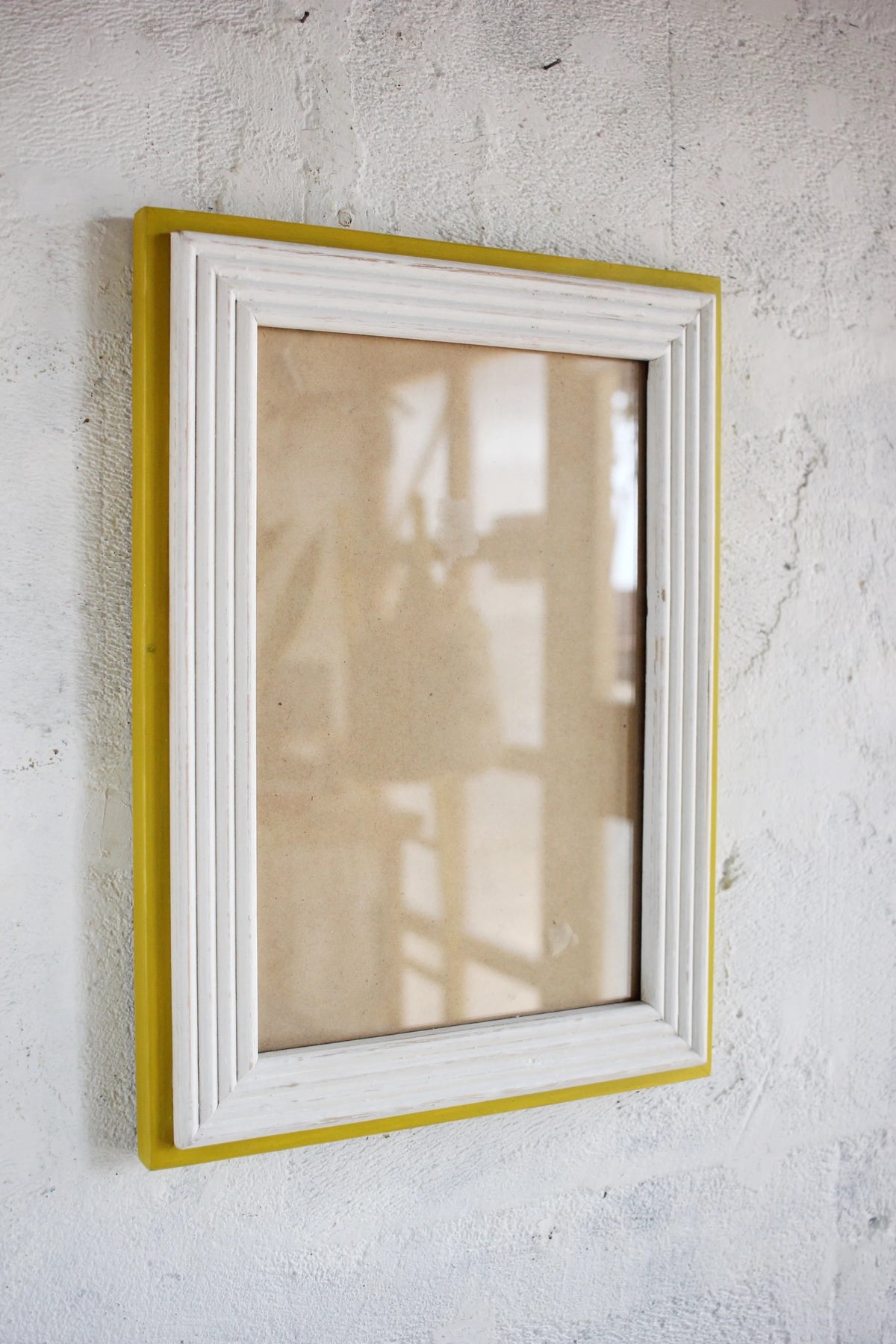 White Yellow Picture Frame - J.L.HOME DECOR