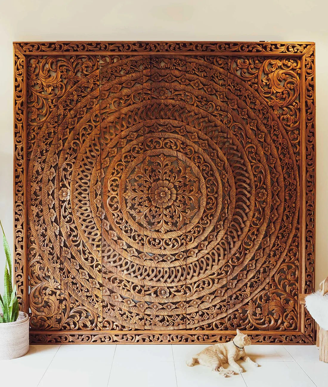 Hazel Carved Headboard - J.L.HOME DECOR