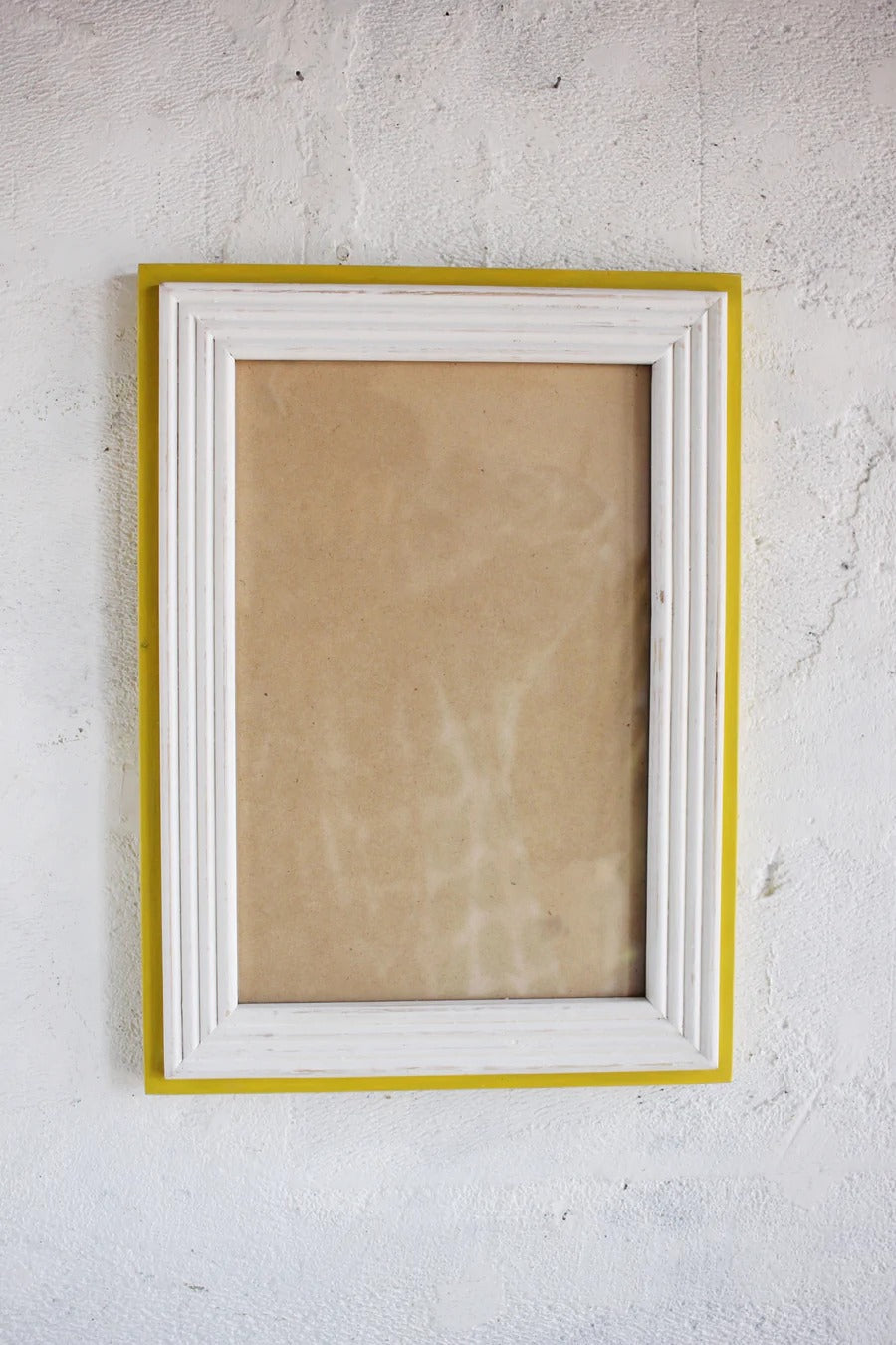 White Yellow Picture Frame - J.L.HOME DECOR