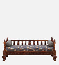 Solid Wood Day Bed in Honey Oak Finish - J.L.HOME DECOR