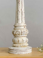 Retro Candle Holders White-Set of 2 - J.L.HOME DECOR
