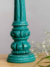 Retro Candle Holders White-Set of 2 - J.L.HOME DECOR