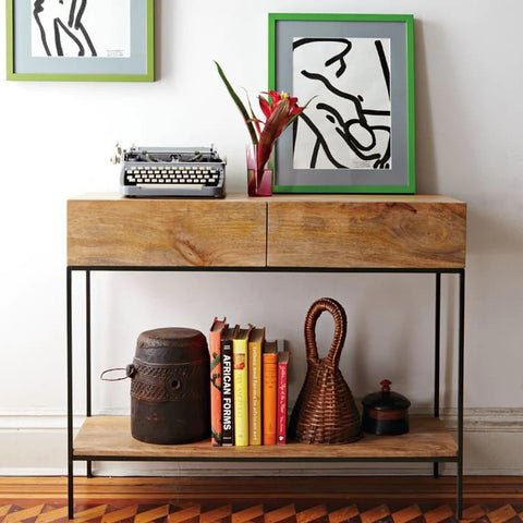 Industrial Console Table - J.L.HOME DECOR
