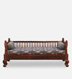 Solid Wood Day Bed in Honey Oak Finish - J.L.HOME DECOR